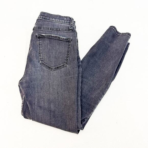 Current Elliott Skinny Jeans Charcoal Denim Jeans Zip Fly Size 28 - Picture 9 of 9